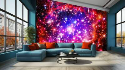 Amazing galaxy view and stars. The elements of this image furnished by NASA. Wall mural