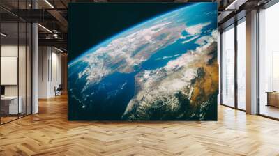 Beautiful earth from space. Space beauty. The elements of this i Wall mural