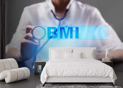 bmi. medical concept. Wall mural