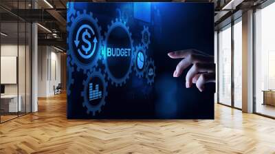 Budget Planning Budgeting Financial management accounting business finance concept. Wall mural