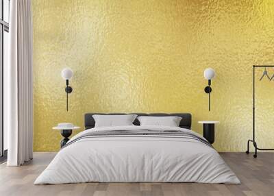 Shiny gold texture paper, foil. Wall mural