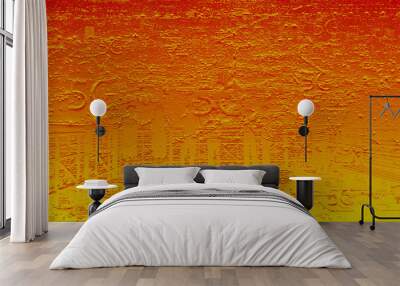 gold wall abstract background and texture Wall mural