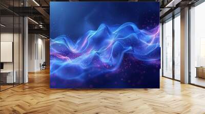 Particle technology background image Wall mural