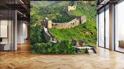 chinese great wall in summer Wall mural