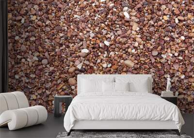 cobble texture brown natural can be used as a background and insert text Wall mural