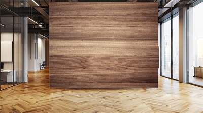 background of Walnut wood surface Wall mural