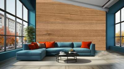 background of Walnut wood surface Wall mural