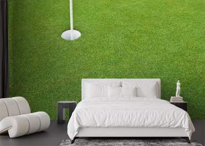 Beautiful green grass pattern Wall mural