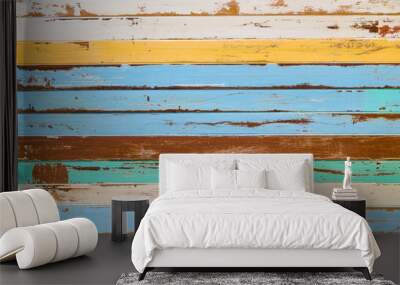 Creative abstract wood background Wall mural