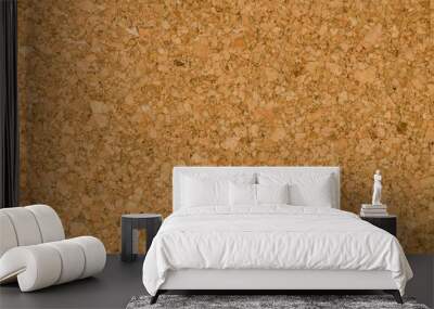 Texture  Color Detail  of Surface Cork Board Wood  Background Wall mural