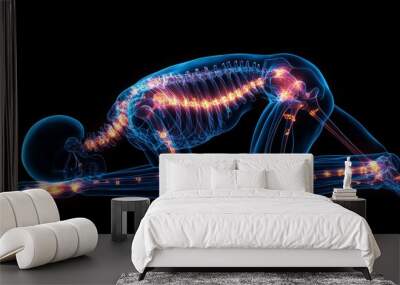 Alpha Waves body Pain Relieve Stress Emotional Physical Mental & Spiritual Healing Body and Spirit  Wall mural