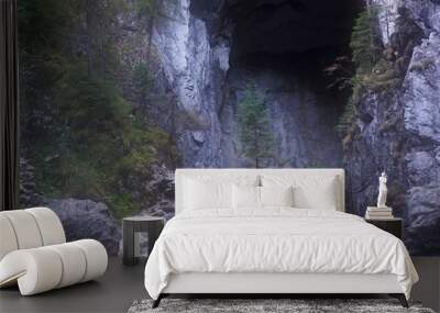 Cavern in the limestone mountains Wall mural