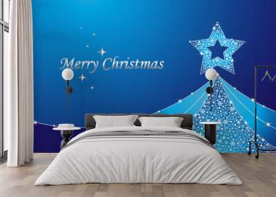 Magic Christmas Tree Wall mural