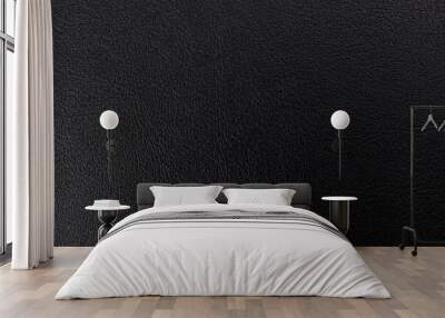 Black leather texture background surface Wall mural