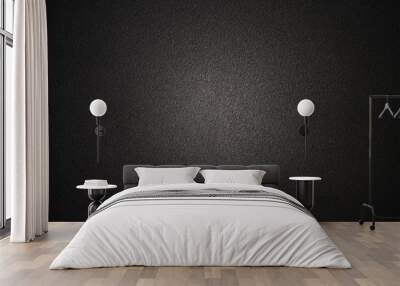 Black metal background or texture Wall mural