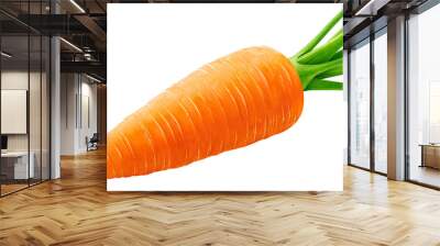 Carrot vegetable isolated Wall mural