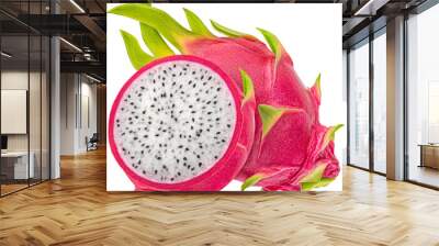 Dragon fruit isolated  Wall mural