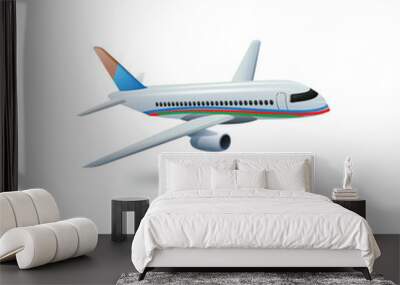 plane vector type icon Wall mural