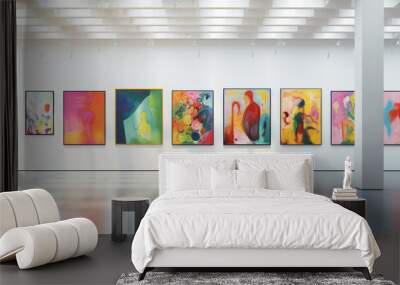 Gallery and exhibition of contemporary art Wall mural