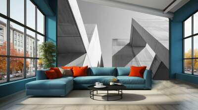 geometry of modern architecture Wall mural