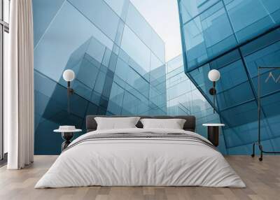 glass minmalistic architectural forms Wall mural