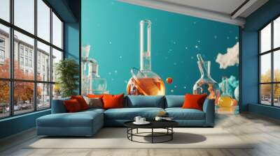 science concept Wall mural