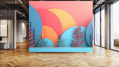 Graphic background Wall mural