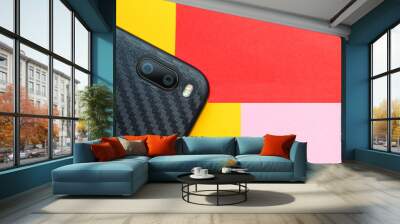 Dual camera smartphone Wall mural