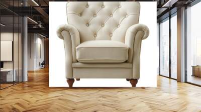 armchair isolated Wall mural