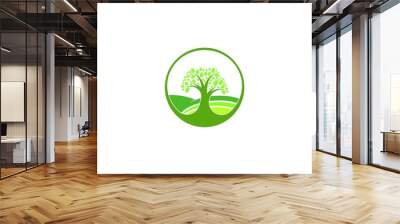 Agriculture,Tree ,leaf icon Wall mural