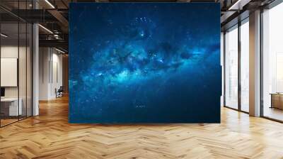 Glittering stars in the vast universe, dreamy milky way reflects the night sky. Wall mural