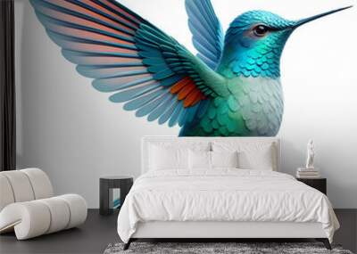 hummingbird PNG images with transparent background Wall mural