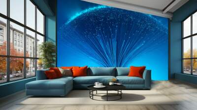 fiber optical network cable Wall mural