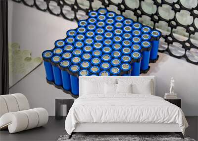 Lithium ion industrial high current batteries and connector Wall mural