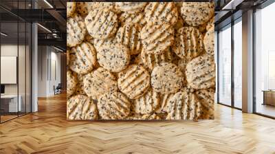 Sesame cookies Wall mural