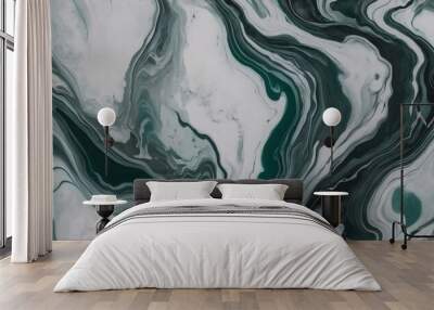  Jade abstract white marble background art paint pattern ink texture watercolor warm silver fluid wall. Wall mural