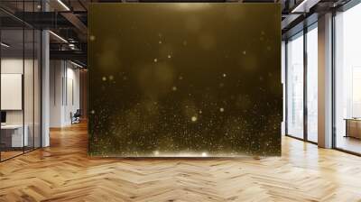 Particles gold event awards trailer titles cinematic concert openers end credit background Wall mural