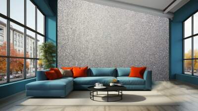 Abstract silver dust or sand background Wall mural