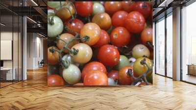 fresh vegetables and fruit for sale on the market and good for consumption
 Wall mural