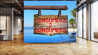 consumers 2 consumers Wall mural