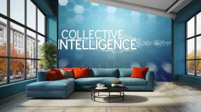 collective intelligence Wall mural