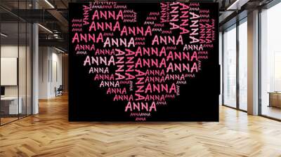 ich liebe anna | i love anna Wall mural