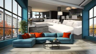 Modern living room interior | Design Loft Wall mural