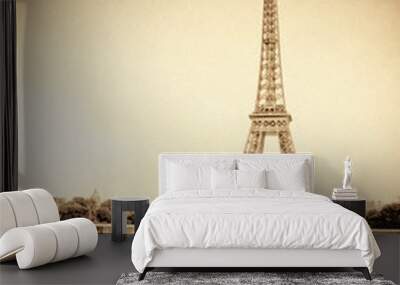 paris - eiffelturm (old style picture) Wall mural