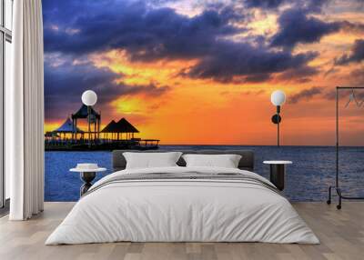 pier at montego bay, jamaica, carribean Wall mural