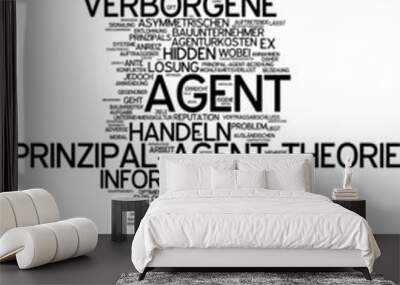 Principal-Agent-Theorie Wall mural