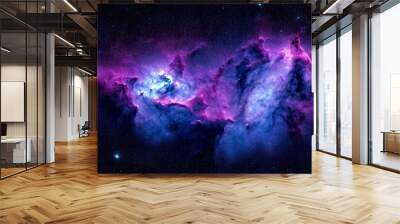 space nebula and galaxy Wall mural