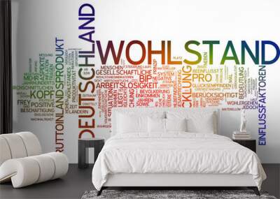 wohlstand Wall mural