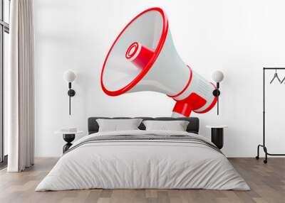 Megaphone speaker illustration Wall mural