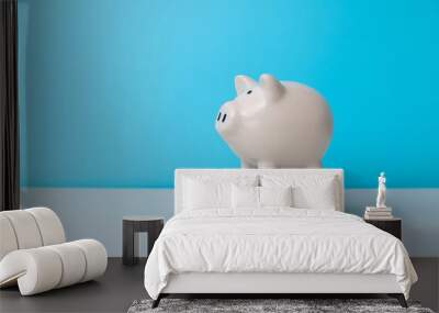 Car model and piggy bank Wall mural